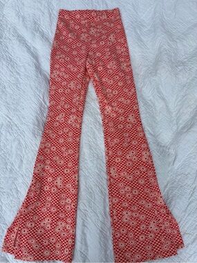 Zara Groovy Flower Power Pants (XS)